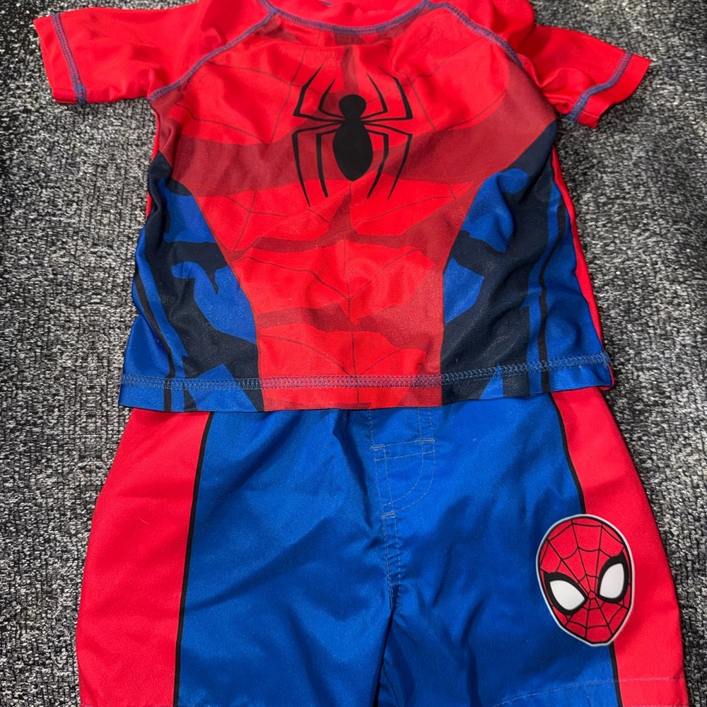 Marvel Red and Blue Spider Costume for Kids